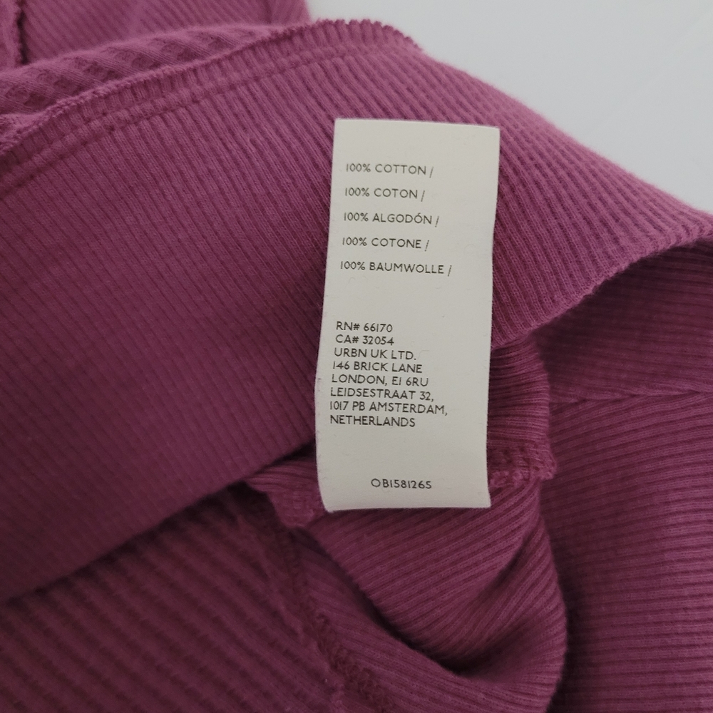 Free People   Women's Size M   Thermal Top   Mulberry - Picture 15 of 16